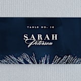 "Frosty chic" - Place Cards in Peacock by Creo Study - Detail