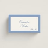 "Constance" - Place Cards in Sky by Robert and Stella - Front