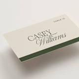 "Literary" - Place Cards in Moss by Kelly Watkins - Detail