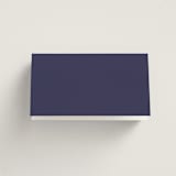 "Blooming Crest" - Place Cards in Plum by Cass Loh - Blank Front