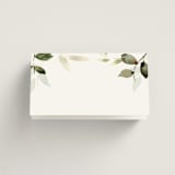 "Lovely" - Place Cards in Moss by Petra Kern - Blank front