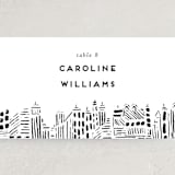 "Love In The City" - Place Cards in Pearl by Shiny Penny Studio - Detail