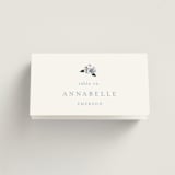 "Be With You" - Place Cards in French by Design Lotus - Folded with Free Guest Printing