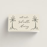 "Sundaland Gardens" - Place Cards in Ivory by Ani Somi - Folded with Free Guest Printing