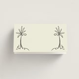 "Sundaland Gardens" - Place Cards in Ivory by Ani Somi - Blank front