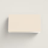 "Script and Monogram" - Place Cards in Sand by Carolyn MacLaren - Folded Back of Card