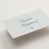 "Modernne" - Place Cards in Powder by Carolyn MacLaren - Detail