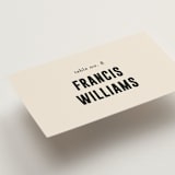 "Spin" - Place Cards in Cream by Pixel and Hank - Detail