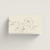 "Wonderful Tonight" - Place Cards in Oreo Creme by Design Lotus - Folded Back of Card