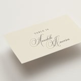 "Wonderful Tonight" - Place Cards in Oreo Creme by Design Lotus - Detail