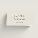 "Modernique" - Place Cards in Stone by Ashlee Townsend - Folded with Free Guest Printing