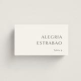 "graceful" - Place Cards in Onyx by Jennifer Postorino - Front