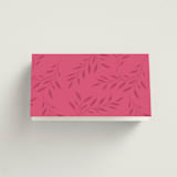 "Everlasting" - Place Cards in Carnation by Jennifer Postorino - Folded Back of Card