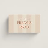 "Ambrosial" - Place Cards in Butter by Pixel and Hank - Front with Free Guest Printing