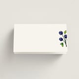 "Blue Bells" - Place Cards in Cornflower by Mere Paper - Blank front