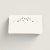 "Ornate sketched frame" - Place Cards in Forest by Jackie Crawford - Blank front