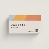 "Canyon Wall" - Place Cards in Sunset by Robin Ott - Front with Free Guest Printing