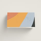 "Canyon Wall" - Place Cards in Sunset by Robin Ott - Folded Back of Card