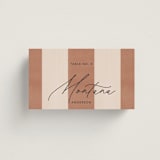 "Trois" - Place Cards in Almond by Blustery August - Front with Free Guest Printing