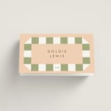 "Boardwalk" - Place Cards in Peach by Baumbirdy - Folded with Free Guest Printing
