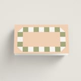 "Boardwalk" - Place Cards in Peach by Baumbirdy - Blank front
