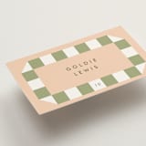 "Boardwalk" - Place Cards in Peach by Baumbirdy - Detail