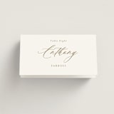 "Vintage Whimsy" - Place Cards in Peony by Corinne Malesic - Folded with Free Guest Printing