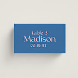 "Connected" - Place Cards in Marseille by Claudia Orengo - Front with Free Guest Printing