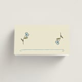 "The Pairfect" - Place Cards in Waterlily by Helena Vitto - Blank front