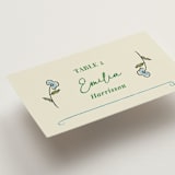 "The Pairfect" - Place Cards in Waterlily by Helena Vitto - Detail