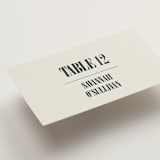 "Flynn" - Place Cards in Ash by Kelly Watkins - Detail