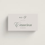 "Enchanted" - Place Cards in Garden by Alston Foster - Front with Free Guest Printing