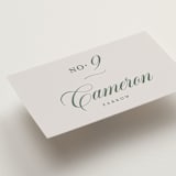 "Enchanted" - Place Cards in Garden by Alston Foster - Detail