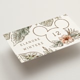 "Disney's Mickey Mouse Tropical Frame" - Place Cards in Earth by Shiny Penny Studio - Detail