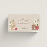 "Disney's Snow White Someday" - Place Cards in Forest Floo by Erin L. Wilson - Folded with Free Guest Printing