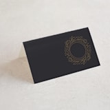 "Eternal Love" - Place Cards in Dark Chocolate by Laura Bolter - Blank front