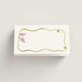 "Barolo" - Place Cards in Deep Blush by Pati Cascino - Blank Front
