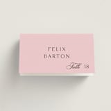 "Nola" - Place Cards in Peony by Megan Davis - Folded with Free Guest Printing