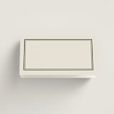 "Emerson" - Place Cards in Evergreen by Kelly Watkins - Blank Front