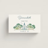 "Going to the Chapel" - Place Cards in Meadow by Paper Sun Studio - Front with Free Guest Printing
