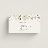 "Aster" - Place Cards in Garden by Itsy Belle Studio - Front with Free Guest Printing