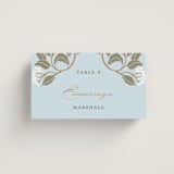 "Hydrangea Garden" - Place Cards in Sky by Susan Zinader - Front with Free Guest Printing
