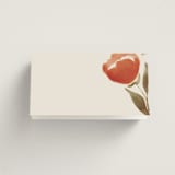 "Giardino" - Place Cards in Saffron by Vera Lim - Blank front