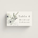 "Wildflower Garden" - Place Cards in Lace by Hannah Williams - Front with Free Guest Printing