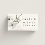 "Wildflower Garden" - Place Cards in Lace by Hannah Williams - Folded with Free Guest Printing