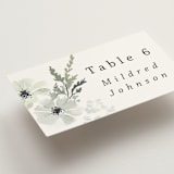 "Wildflower Garden" - Place Cards in Lace by Hannah Williams - Detail