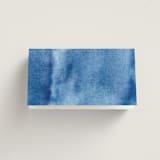 "Royal" - Place Cards in Cobalt by Petra Kern - Folded Back of Card