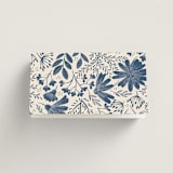 "Arched Monogram" - Place Cards in Ecru by Erica Krystek - Folded Back of Card
