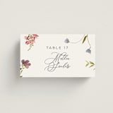 "Untied" - Place Cards in Sherbert by Erin Hodges - Front with Free Guest Printing