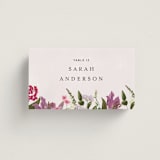 "Gather" - Place Cards in Lilac by Susan Moyal - Front with Free Guest Printing